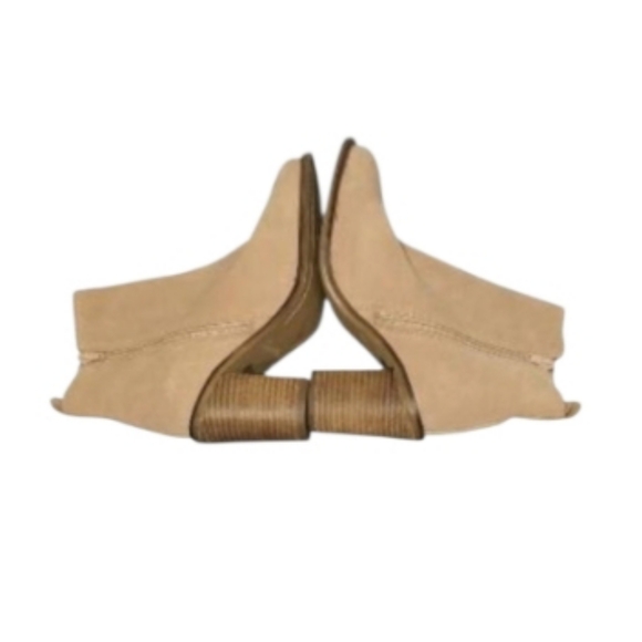 Seychelles Genuine Leather Upper Suede Tan Brown Ankle Boot Bootie Shoe Women 9 - Picture 5 of 10
